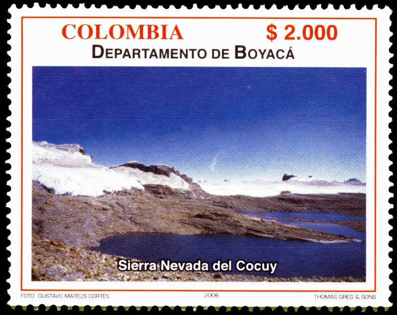 EMISIÓN POSTAL DEPARTAMENTOS DE COLOMBIA - BOYACÁ