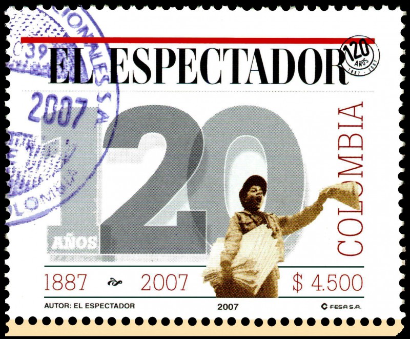 EMISIÓN POSTAL EL ESPECTADOR 120 AÑOS