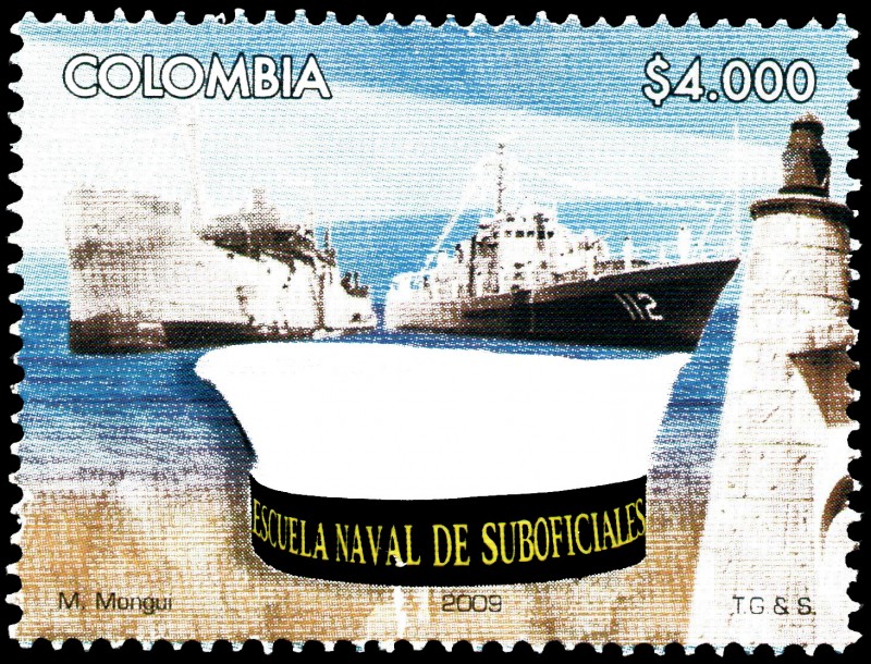 EMISIÓN POSTAL 75 AÑOS ESCUELA NAVAL DE SUBOFICIALES 