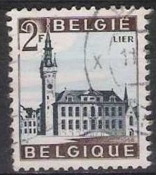 Belgica 1966 Scott 650 Sello º Ayuntamiento de Lier 2fr Belgique Belgium 