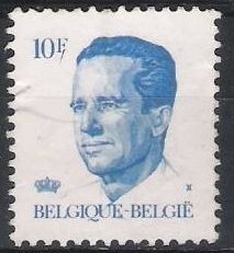 Belgica 1984 Scott 1089 Sello º Rey Balduino 10Fr Belgique Belgium 
