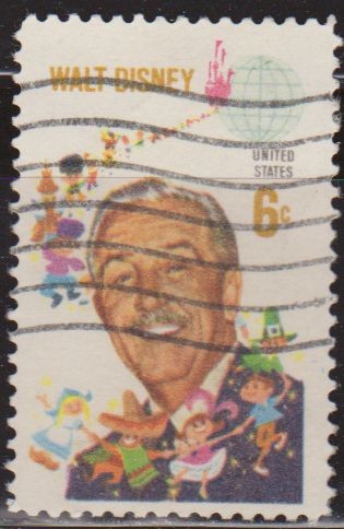 USA 1968 Scott 1355 Sello º Walt Disney y Los Niños del Mundo Etats Unis Estados Unidos Timbre utili