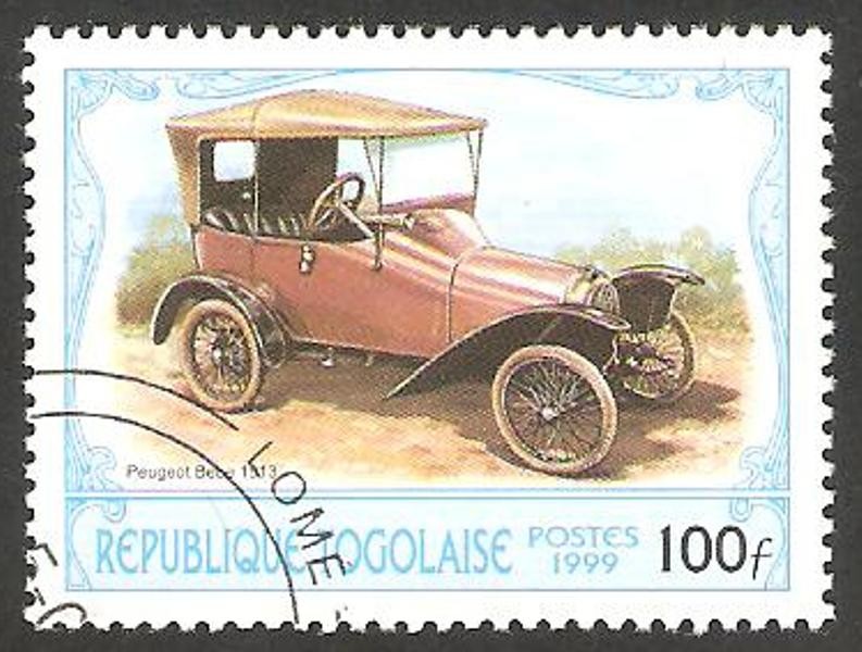 automóvil peugeot de 1913