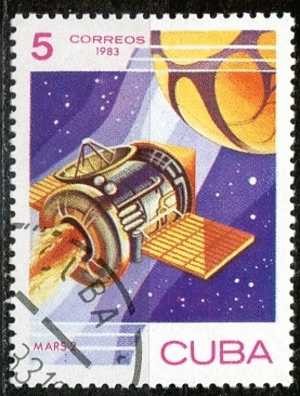 Cuba 1983 Scott 2585 Sello * Explorador Espacial Mars 2 Space Explorer 5 Mi.2734 Yvert2432