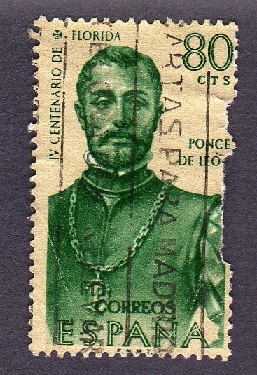 PONCE DE LEÓN-IV CENTENARIO DE FLORIDA
