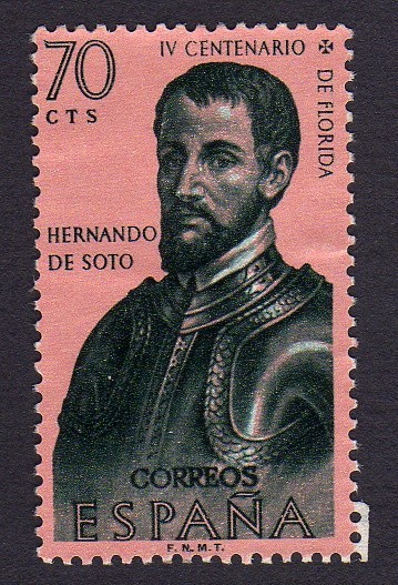 HERNANDO  DE SOTO - IV CENTENARIO DE FLORIDA