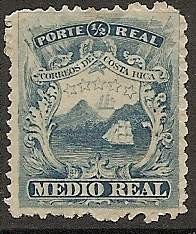 Medio Real 1863 SC # 1a