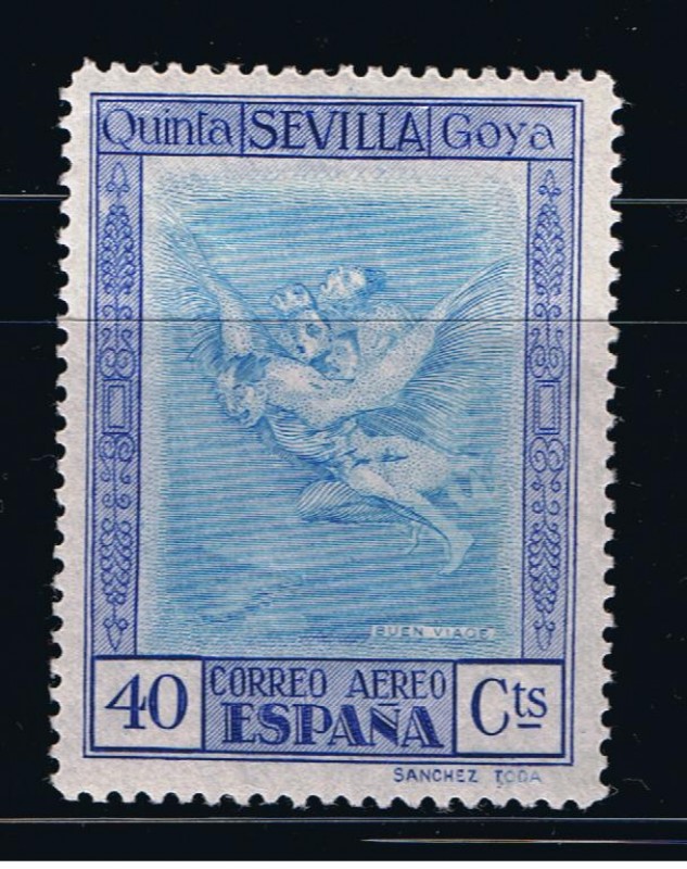 Edifil  524  Quinta de Goya en la Exposición de Sevilla.  