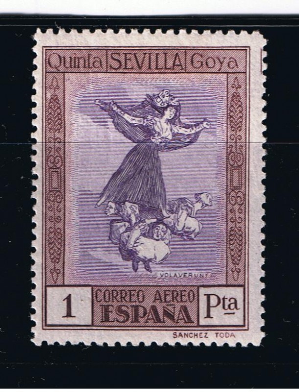 Edifil  526  Quinta de goya en la Exposición de Sevilla.  