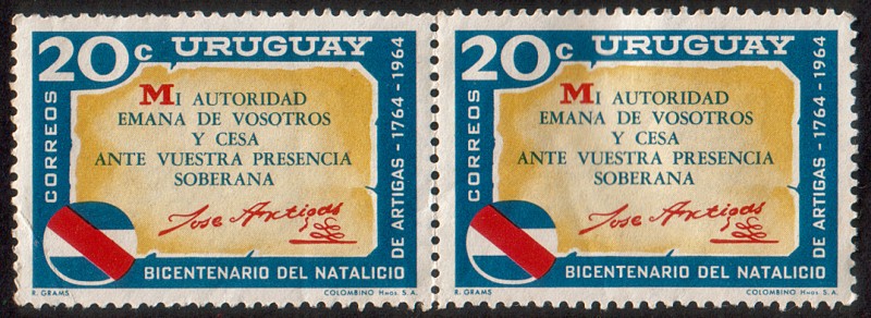 Bicentenario Natalicio de Artigas 1764-1964