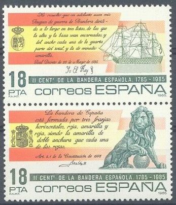 II centenario bandera española