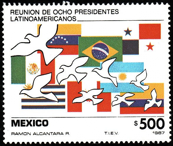 reunión de ocho presidentes latinoamericanos