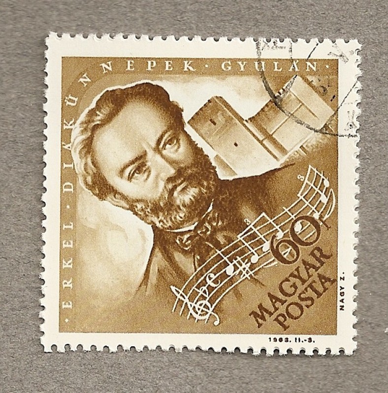 Músico hungaro Erkel Gyulan