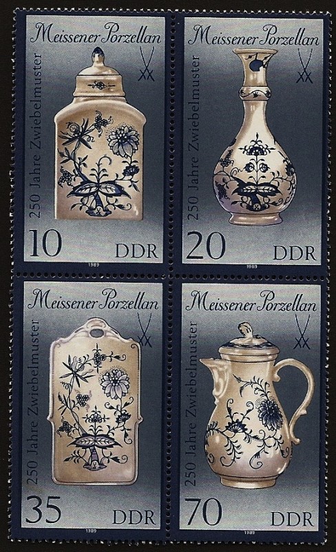 250 aniversario de las  Porcelanas de Meissen - primera de Europa