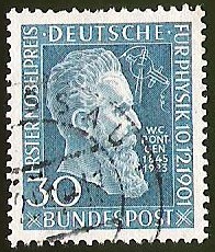 DEUTSCHE BUNDES POST - PRIMER PREMIO NOBEL DE FÍSICA