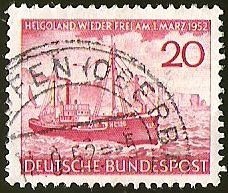 DEUTSCHE BUNDES POST - HELGOLAND WIEDER FREI AM