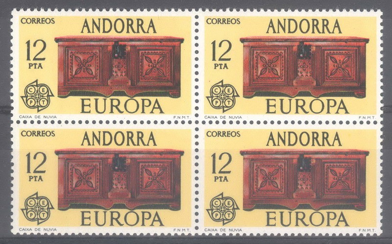 ANDORRA 1976_103x4 Europa