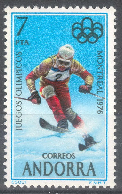 ANDORRA 1976_104 XXI Juegos Olímpicos en Montreal.