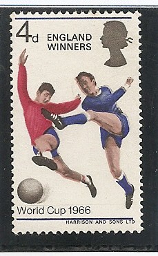 Copa del Mundo de Fulbol 1966. ENGLAND WINNERS.