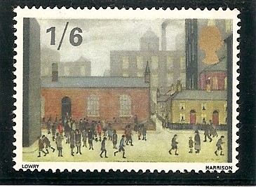 Cuadros. La salida de la escuela de Laurence S. Lowry (1887)