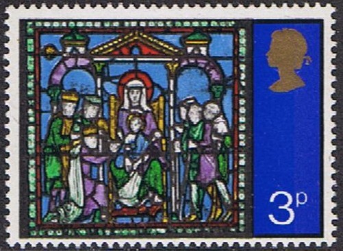 NAVIDAD. VIDRIERAS DE LA CATEDRAL DE CANTERBURY