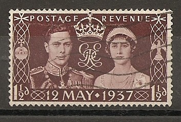 Coronación de Jorge VI y la reina Elizabeth. (intercambio)
