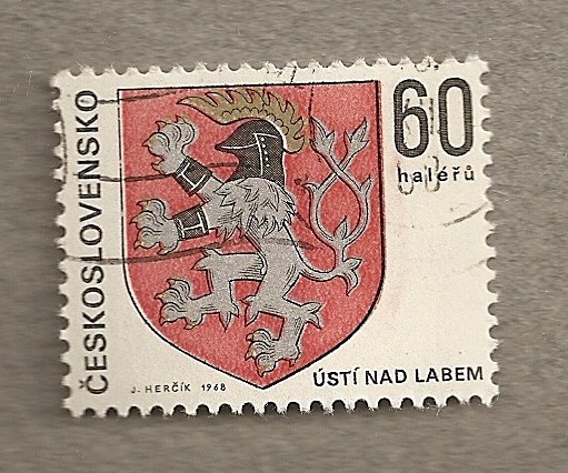 Escudo de Usti Nad Labem