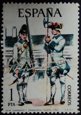Sargento y Granadero / Toledo / 1750