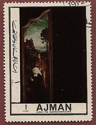 AJMAN -  Tablilla de retablo religioso
