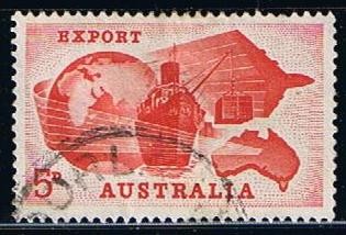 Scott  356  Mapa de Australia