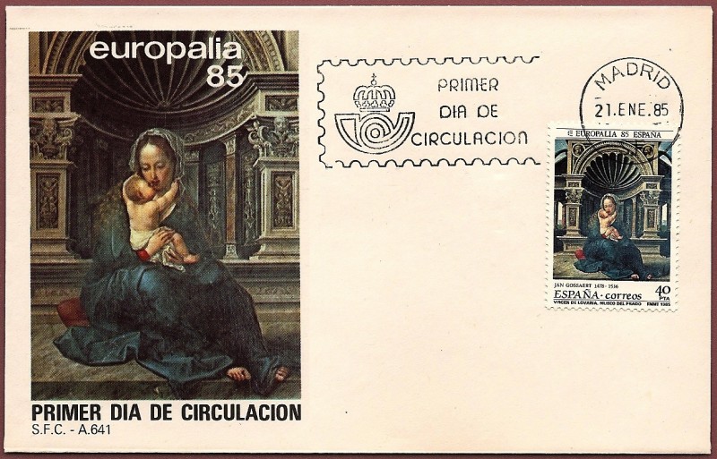 Europalia 85 - Virgen de Lovaina - museo del Prado - SPD