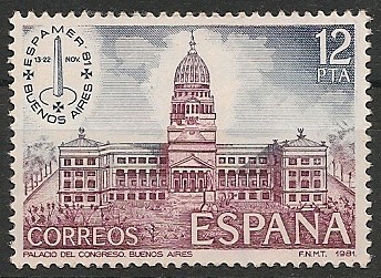 Exposición Internacional de Filatelia de América, España y Portugal, ESPAMER'81. Ed 2632