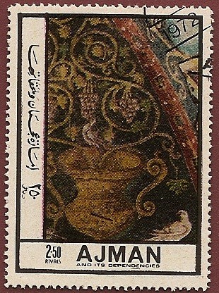 AJMAN - detalle mosaico romano