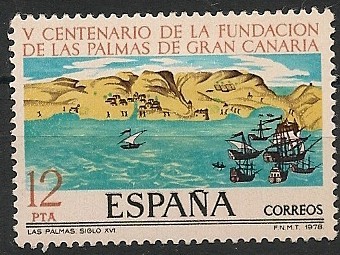 V Centenario de la fundación de Las Palmas de Gran Canaria. Ed 2479