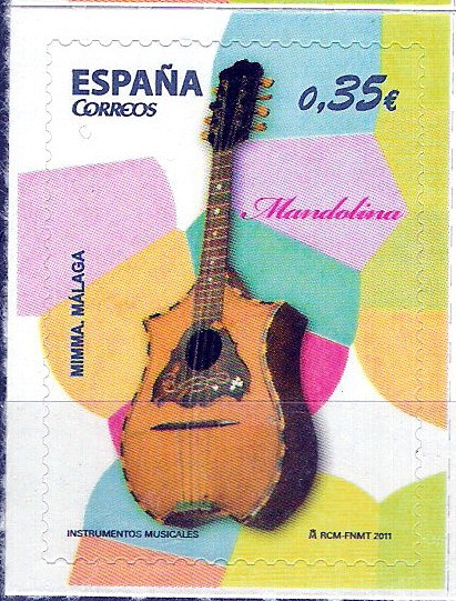 Instrumentos musicales. Mandolina