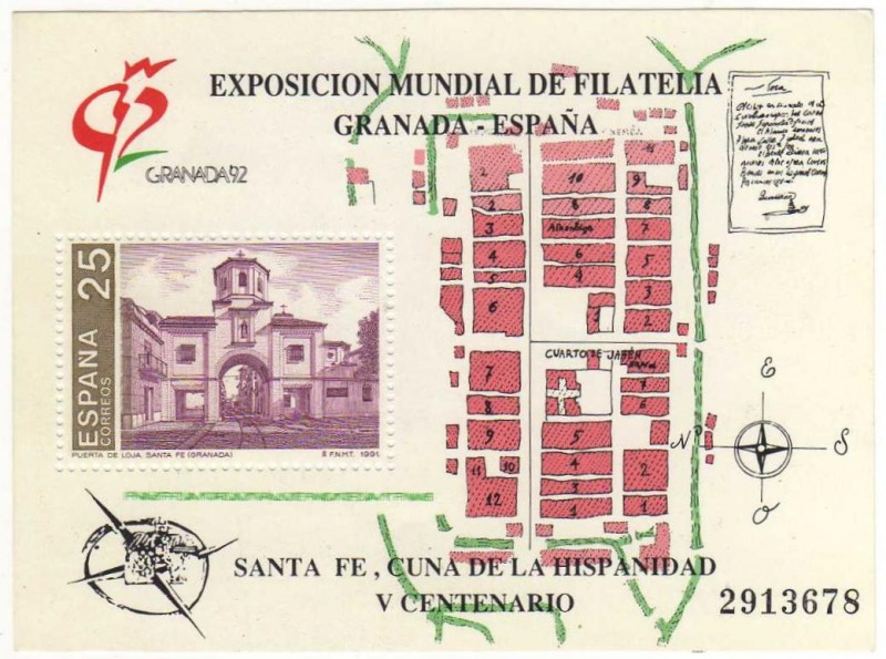 3109.- Exposición Mundial de Filatelia Granada-España