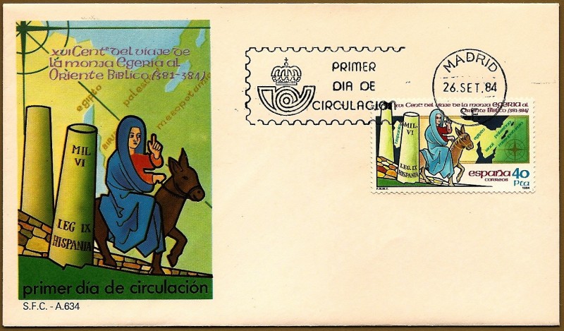 XVI Centenario del viaje de la monja Egeria al Oriente Bíblico - SPD