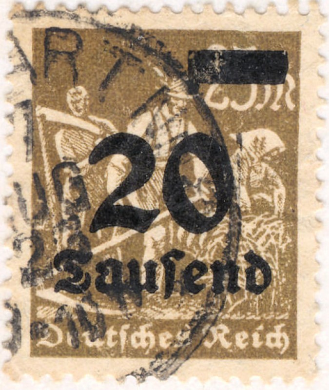 Deutfehes Reich 20 1923