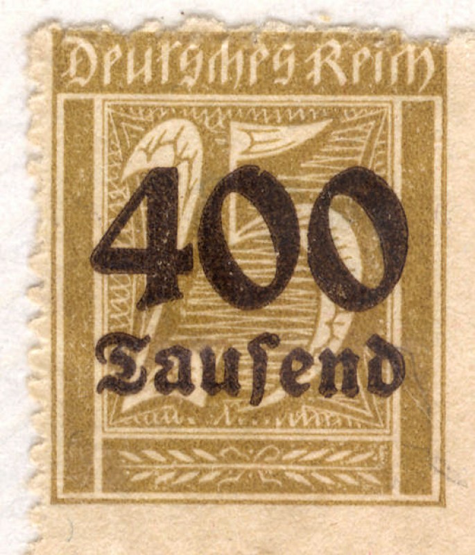 Deutfehes Reich 25 a400 1923