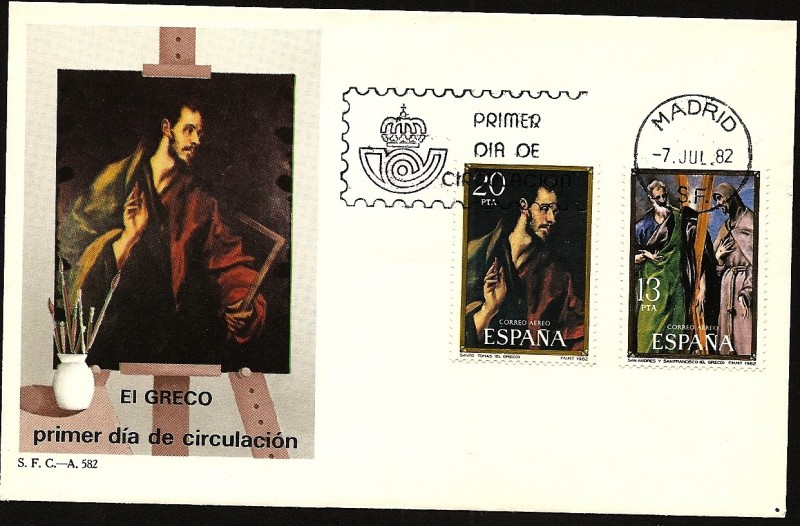 Homenaje a El Greco - San Andrés y San Francisco - Santo Tomás -  SPD