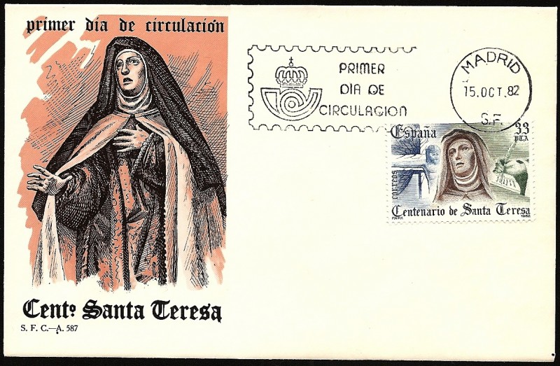 IV Centenario de la muerte de Santa Teresa de Ávila - SPD