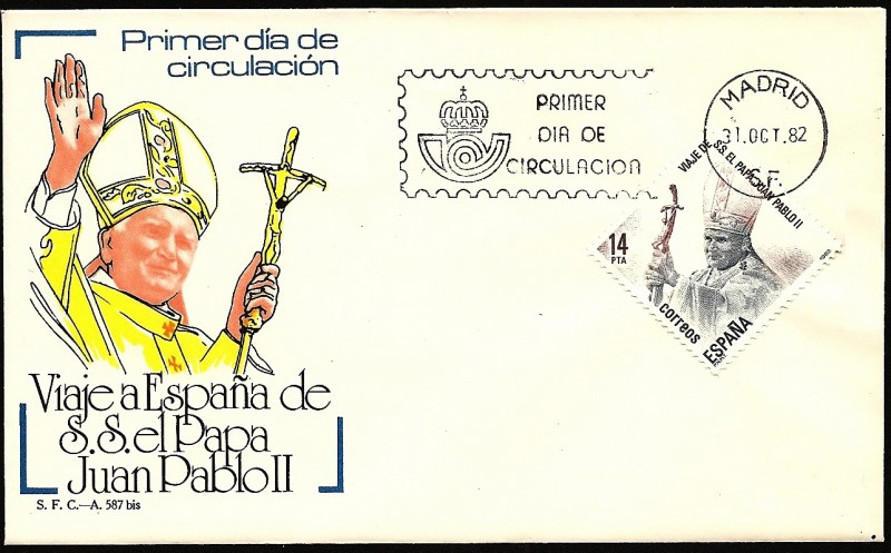 Visita del Papa Juan Pablo II a España - SPD