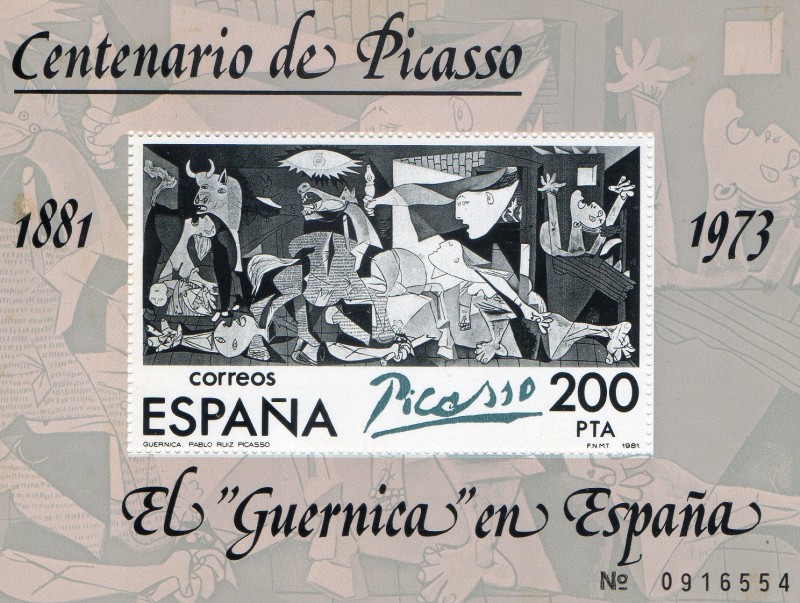 2634- CENTENARIO DE PICASSO 1881-1973