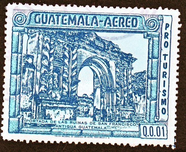 PRO TURISMO Portada de las Ruinas de San Francisco Antigua Guatemala