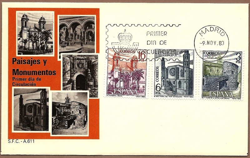 Paisajes y monumentos - Catedral de Ceuta - Llivia(Gerona) - Sta. Mª del Mar(Barcelona) - SPD