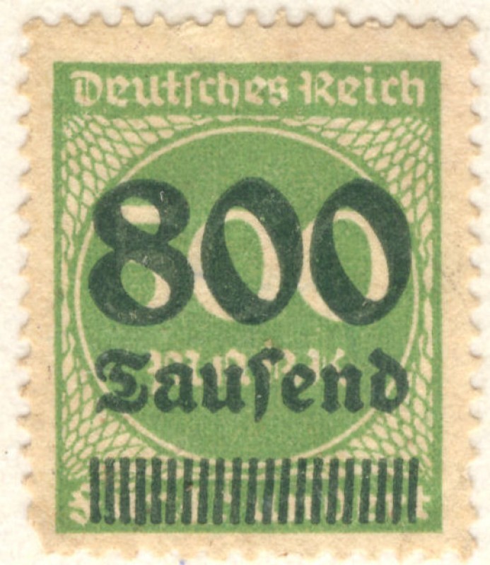 Deutfehes Reich 800 1923
