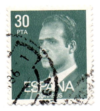 1981-JUAN CARLOS I -FLUORESCENTE-Serie de 2 valores