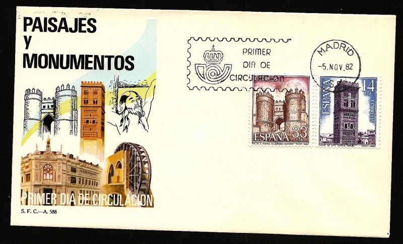 Paisajes y monumentos  - Torre de San Martín -Teruel- Puerta de San Andrés - Zamora - SPD