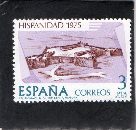2295- HISPANIDAD 1975 FORTALEZA STA. TERESA- URUGUAY
