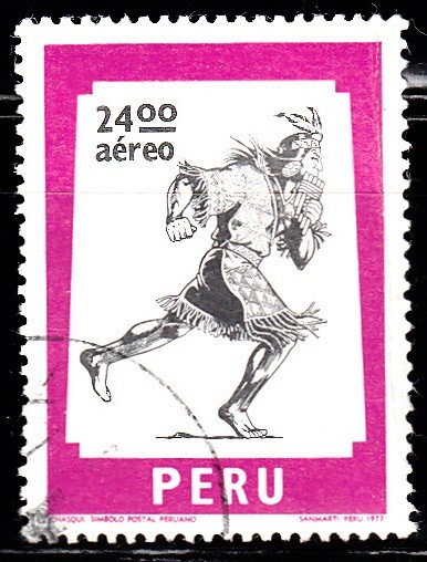 Chasqui. Simbolo Postal	